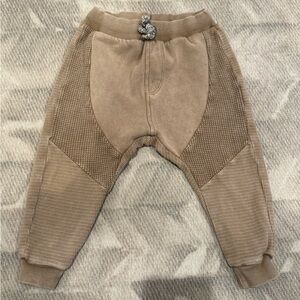 Zara Baby Cozy Tan Baby Joggers